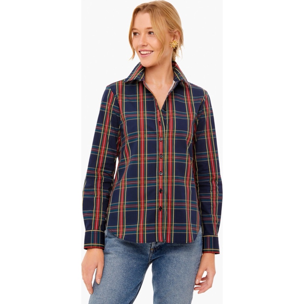 The Shirt by Rochelle Behrens Exclusive Tartan Plaid Icon Shirt Medium